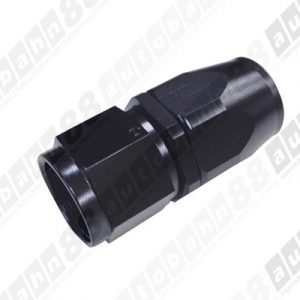-10 AN 10 AN10 Aluminum Straight Swivel Seal Braided Hose End Fitting Adatper Black - Autobahn88 - (FTBK001-A10)