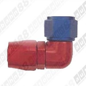 -10 AN 10 AN10 Fuel Forged Fittings Adapter Swivel Hose End 90 Degree - Autobahn88 - (FT019-A10)