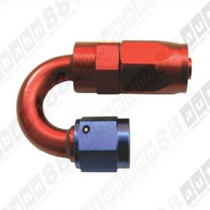 -12 AN 12 AN12 Fitting Adapter Swivel Reusable Hose End 180 Degree - Autobahn88 - (FT006-A12)