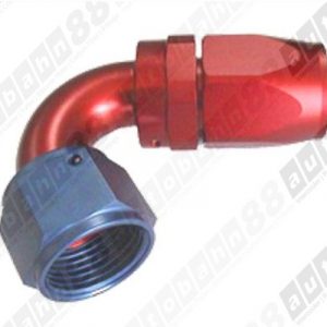 -4 AN 4 AN4 Fitting Adapter Swivel Reusable Hose End 120 Degree  - Autobahn88 - (FT010-A04)