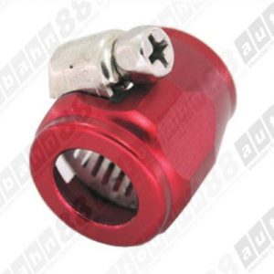 -4 AN 4 AN4 Fuel Hose Clamp Finishers Red - Autobahn88 - (FT155-A04)