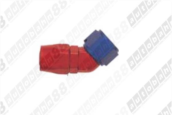 ADLERSPEED Swivel 90 Degree 10AN Hose End Fitting - Aluminum Alloy Red/Blue