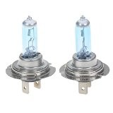 H7 55W 6500K Car White Light Bulbs (Pair/DC 12V)